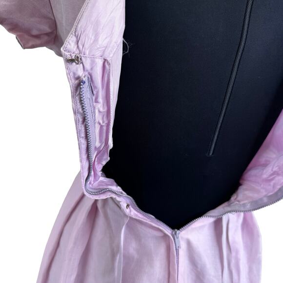 1950s Lavender Party Dress – Miss Betsy for Trask’s of Erie – Junior Size 5 - Picture 14 of 16